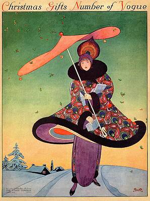 Festive Lady with Parasol Photograph