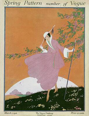 Elegant Woman in Spring Attire Photograph