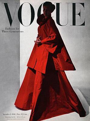 Vintage Vogue Fashion Cover Wall Art