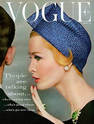 Elegant Cover of Vogue Magazine Photograph