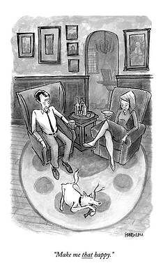 Comedy Night in the Living Room Wall Art