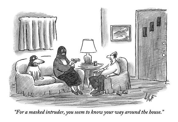 Ski Drawing - A Wife With Her Dog by Frank Cotham