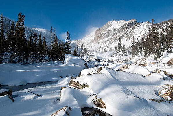 Colorado Photograph - A Winter Morning In The Mountains by Cascade Colors