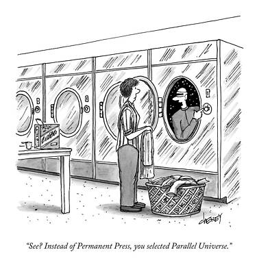 Laundromat Parallel Universe Wall Art