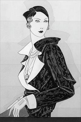 Nineteenth Century Wall Art featuring the digital art A Woman Wearing A Cap By Marie-alphonsine by Douglas Pollard