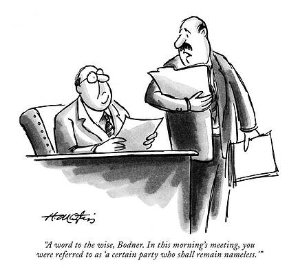 Professional Drawing - A Word To The Wise by Henry Martin