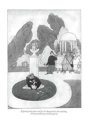 Europe Drawing - A Young Poet by Rea Irvin