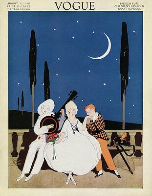 Elegant Evening Under the Moon Wall Art