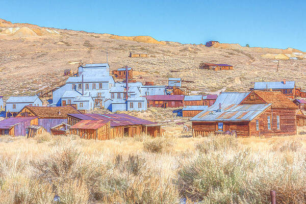 Architecture Wall Art featuring the photograph Abandoned Mining Buildings by Sue Leonard