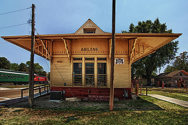 Historic Abilene Train Station Wall Art