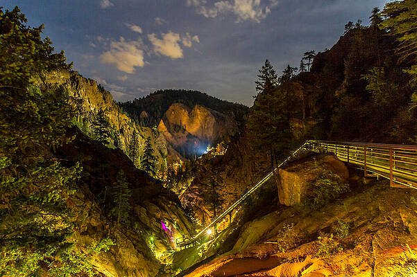 Colorado Photograph - Above Seven Falls by Jeff Stoddart