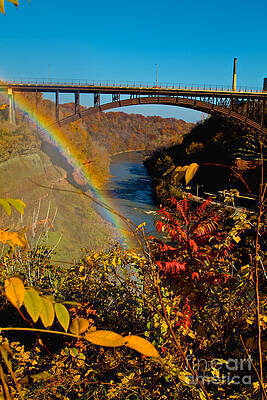 Architecture Wall Art featuring the photograph Above The Falls by William Norton