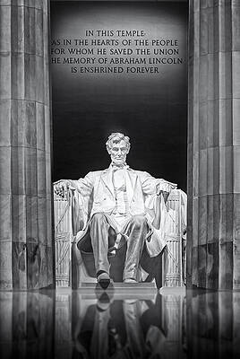 Abraham Lincoln Memorial Statue Photograph
