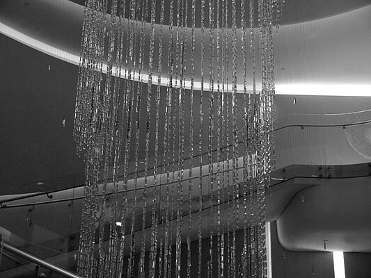 White Photograph - Abstract - Rockerfeller Stairwell 2 by Richard Reeve