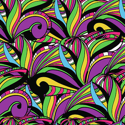 Wall Art featuring the digital art Abstract Background by Suriko