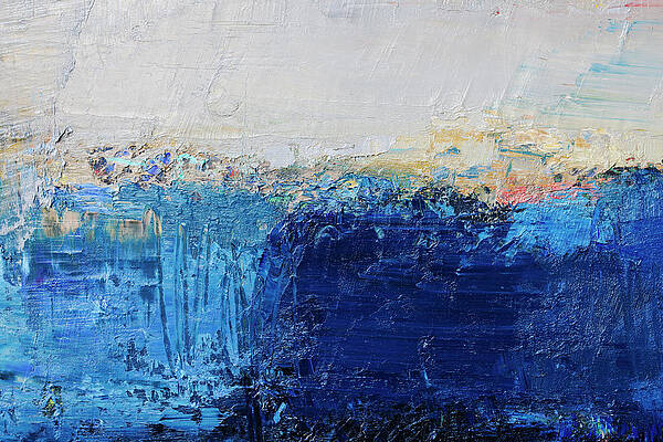 Vibrant Ocean Waves and Sky Wall Art