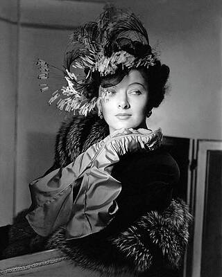 Elegant Woman in Vintage Attire Photograph