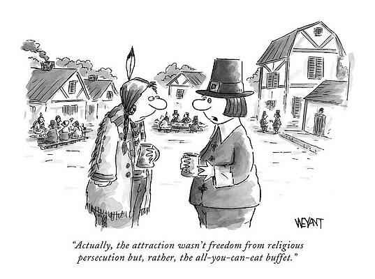 Native Drawing - Actually, The Attraction Wasn't Freedom by Christopher Weyant