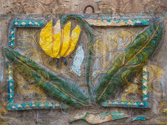 Spring Painting - Aged Yellow Brilliance by Omaste Witkowski