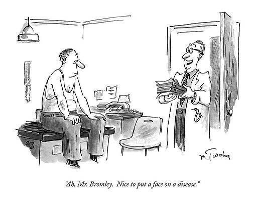 Humorous Medical Consultation Drawing