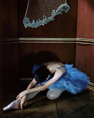 Ballerina in Blue Tutu Photograph