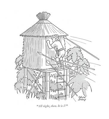 Explorer Climbing Tower Drawing