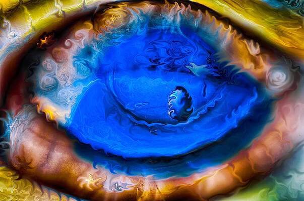 Painting - All Seeing Eye by Omaste Witkowski