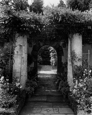 Historic Stone Garden Archway Wall Art