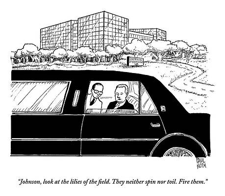 Corporate Limousine Commentary Wall Art