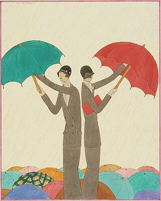 Red Digital Art - An Illustration For Vogue Magazine by Harriet Meserole