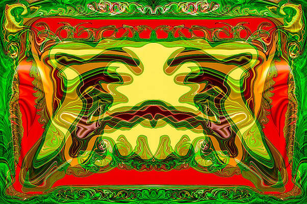 Wall Art featuring the painting Analog Television by Omaste Witkowski