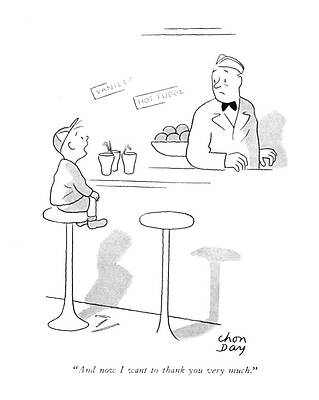 Youth Drawing - And Now I Want To Thank You Very Much by Chon Day