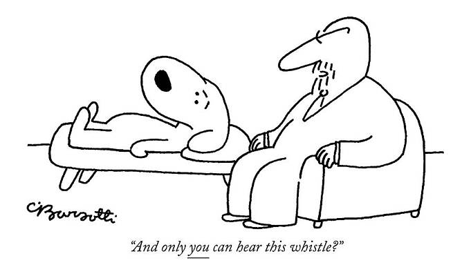 Psychiatrist and Patient Cartoon Drawing