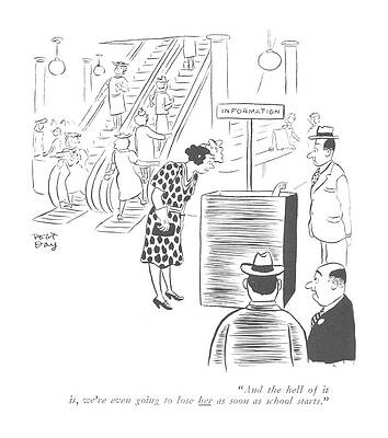 Teen Wall Art featuring the drawing And The Hell by Roy Williams