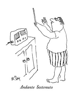 Underwear Drawing - Andante Sostenuto by William Steig