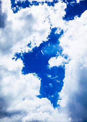 Painting - Angel In The Sky by Omaste Witkowski