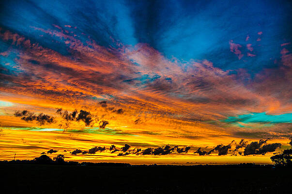 Sky Wall Art featuring the photograph Another Sunset by Louis Dallara