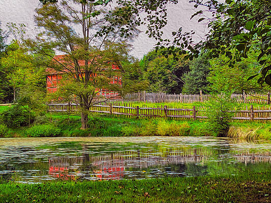 Painting - Antique Reflections by Omaste Witkowski