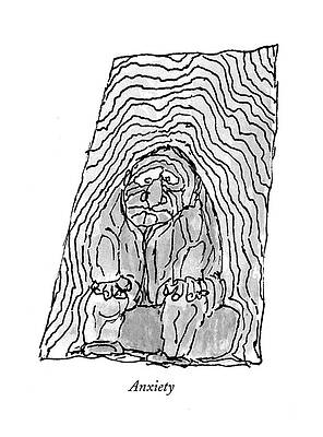 Anxious Drawing - Anxiety by William Steig