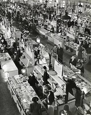 Bustling Market in Lancaster Photograph