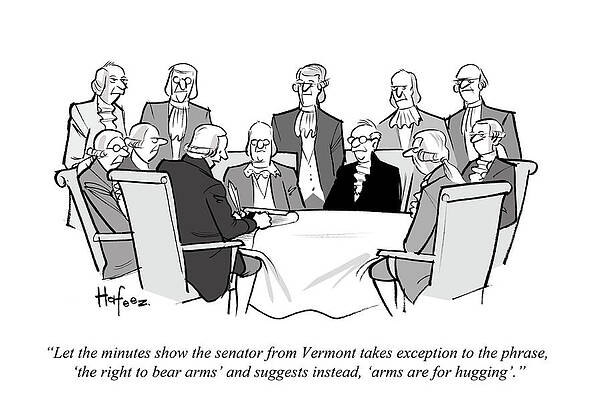 Senator's Proposal on Arms Drawing