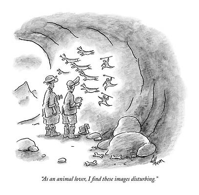 Stone Wall Art featuring the drawing As An Animal Lover by Frank Cotham