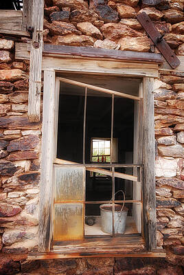 Forsake Wall Art featuring the photograph Assay House Window by Ghostwinds Photography