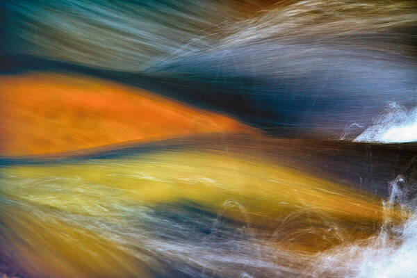 Wall Art featuring the photograph Autumn Color In The Swift. by Jeff Sinon