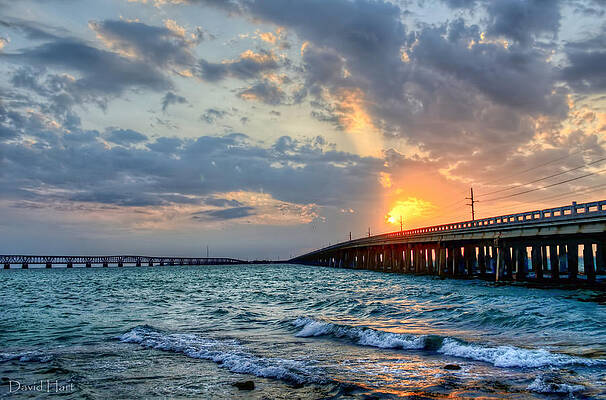 David Photograph - Bahia Honda Sunset by David Hart
