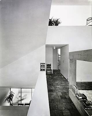 Modernist Balcony Design Wall Art