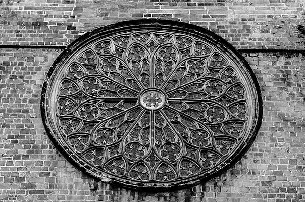 Architecture Photograph - Barcelona - Santa Maria Del Pi by AM FineArtPrints