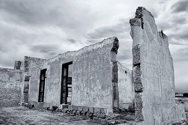 Forsake Wall Art featuring the photograph Barely Standing by Ghostwinds Photography