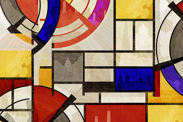 Wall Art featuring the photograph Bauhaus Rectangle FOUR by BFA Prints