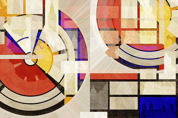 Wall Art featuring the photograph Bauhaus Rectangle ONE by BFA Prints